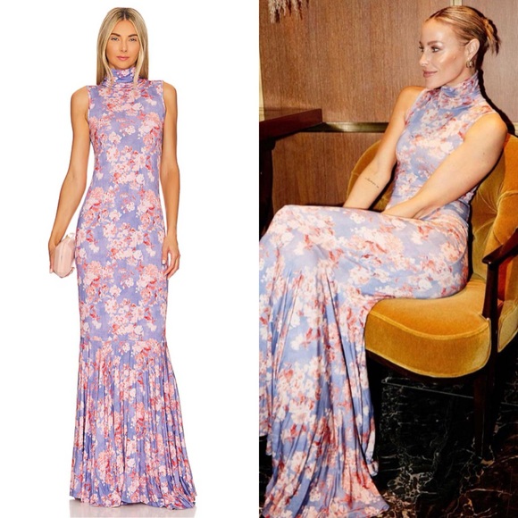 CAROLINE CONSTAS Brigitta Gown Maxi Dress in Size Large - Picture 1 of 11